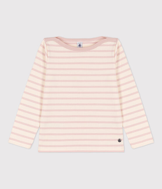 Children's Unisex Breton Top AVALANCHE white/SALINE