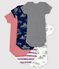 Babies' Short-Sleeved Paris Bodysuit - 5-Pack variante 1