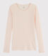 Women's wool and cotton blend T-shirt