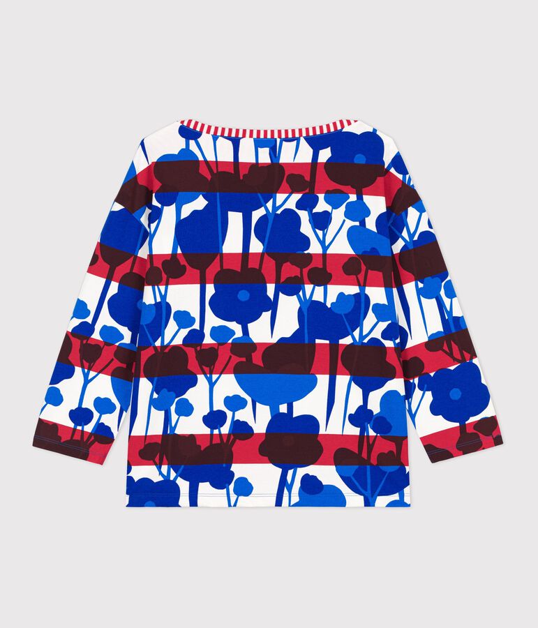 Hy&egrave;res edition women's Breton top white/multicolor