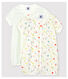 Baby Girls' Organic Cotton Playsuit - 2-Pack