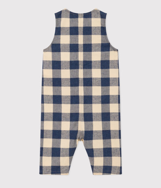 Babies' Sleeveless Flannel Jumpsuit INCOGNITO /AVALANCHE