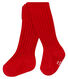 Baby girl's plain 5x3 rib tights