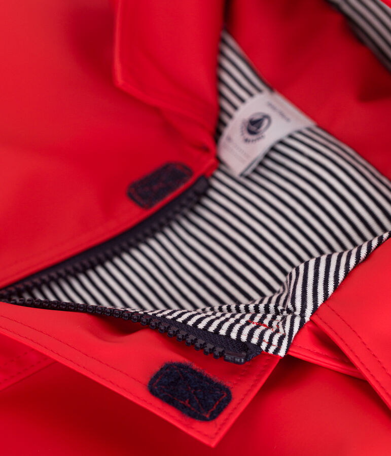 Children's/boys&rsquo; iconic raincoat SPICY red