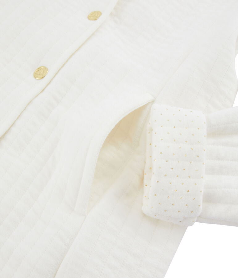 Girls' coat MARSHMALLOW white