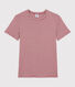 Women's Iconic Round-Neck Striped Cotton T-Shirt