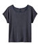 Women's flowing linen tee SMOKING blue