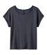 Women's flowing linen tee