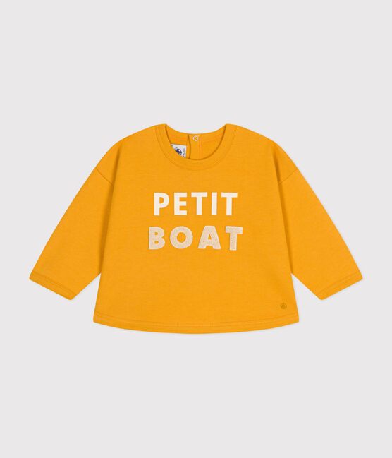 Babies' Fleece Sweatshirt BOUDOR yellow
