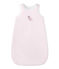 Baby girls' milleraies-striped newborn sleep sack VIENNE pink/ECUME white