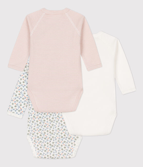Babies' Long-Sleeved Cotton Bodysuits - 3-Pack variante 1