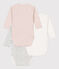 Babies' Long-Sleeved Cotton Bodysuits - 3-Pack variante 1