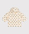 Babies' Patterned Puffer Jacket with Retractable Hood AVALANCHE white/MULTICO