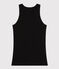 Women's Iconic Organic Cotton Vest NOIR black
