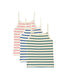 Set of 3 strap vest tops girl