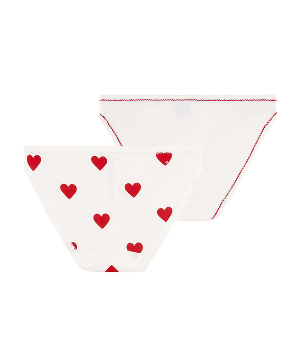 Women's heart briefs - Set of 2 multicolor