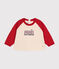 Babies' Lightweight Fleece Sweatshirt AVALANCHE red/AURORA