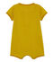 Baby boys' playsuit made of cotton/linen blend BAMBOO green