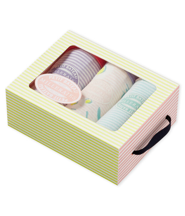 Girls' High-Rise Knickers - 3-Piece Set multicolor