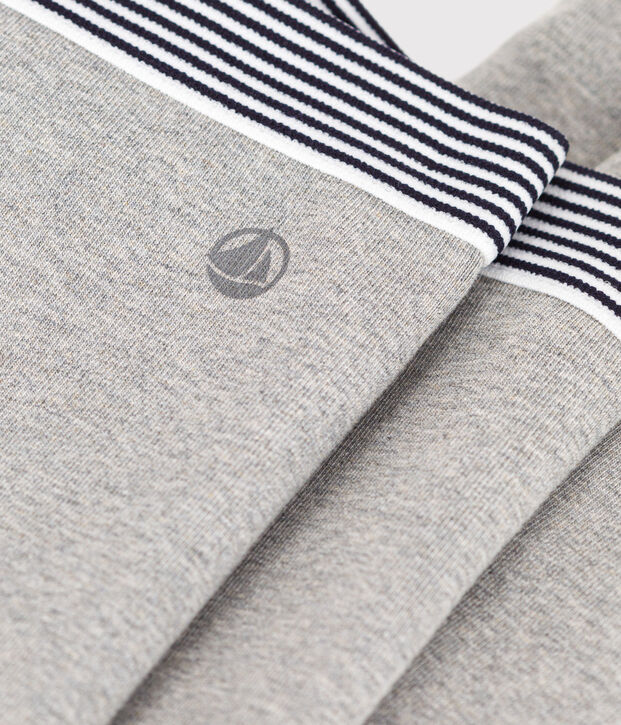 Girls' jeggings in cotton with elastane grey