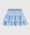 Children's short plain cotton skirt FLO