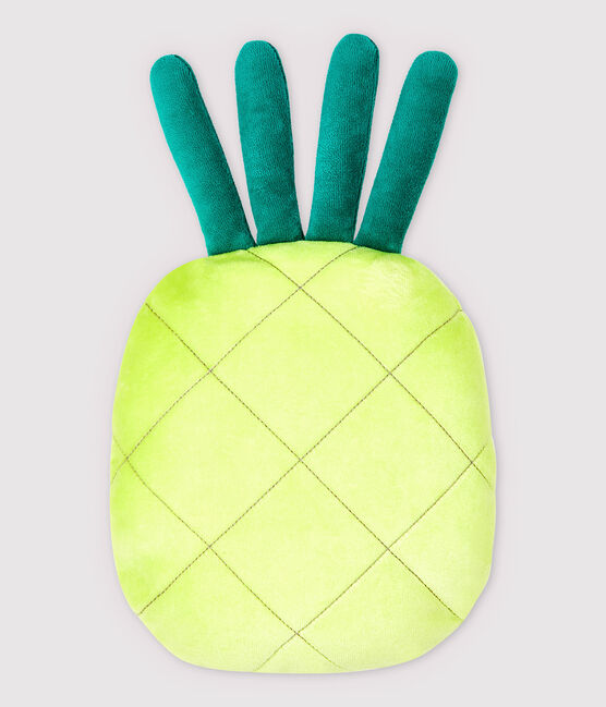 Velour Pineapple Cushion SUNNY yellow