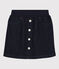 Girls' Denim Skirt DENIM BLEU FONCE blue