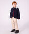 Children's pea coat-style jacket in plain woollen broadcloth SMOKING