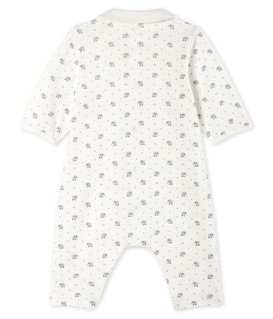 Babies' Footless Sleepsuit MARSHMALLOW white/MULTICO white