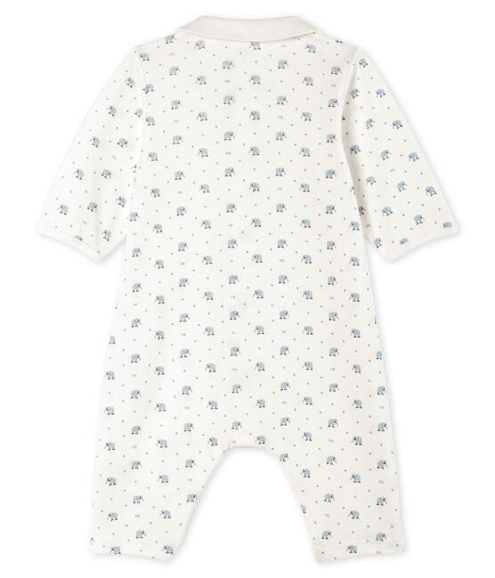 Babies' Footless Sleepsuit MARSHMALLOW white/MULTICO white