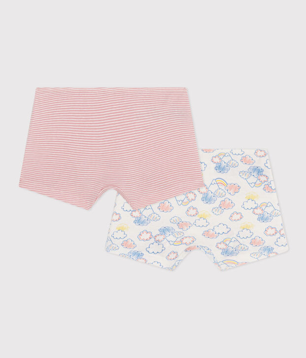 Children's Rainbow Pattern Cotton Hipsters- 2-Pack multicolor