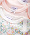 Baby girls' short-sleeved pastel bodysuit - Set of 3 variante 1
