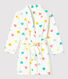 Girls' Multicoloured Heart Fleece Dressing Gown