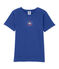 Boy's patterned tee Peter blue