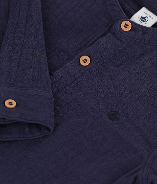 Boys' Cotton Gauze Shirt SMOKING