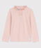 Girls' Long-sleeved Cotton T-Shirt SALINE pink