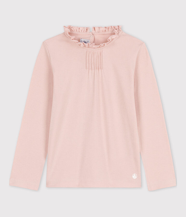 Girls' Long-sleeved Cotton T-Shirt pink