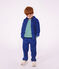 Children's plain corduroy shirt blue
