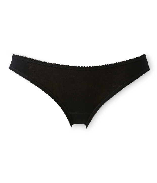 Women's cotton pants black