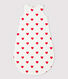 Babies' 2 TOG heart-patterned cotton sleeping bag