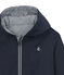 Unisex Children's Warm Reversible Windbreaker SMOKING blue