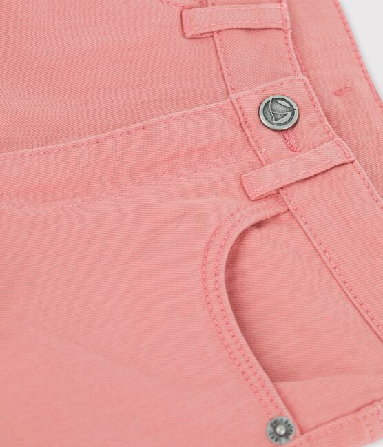 Girls' Denim Shorts PAPAYE pink