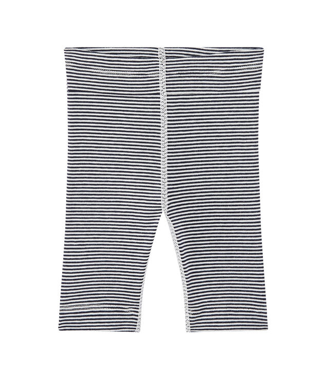 Baby's unisex milleraies-striped leggings blue/white