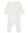Baby Boys' Velour Bodyjama MARSHMALLOW white/MULTICO white