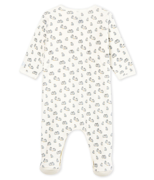 Baby Boys' Velour Bodyjama white/multicolor