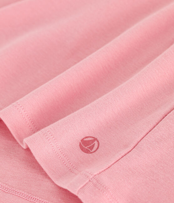 Women's Iconic plain cotton T-shirt CHARME pink