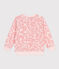 Children's printed cotton sweatshirt FLEUR pink/SPI