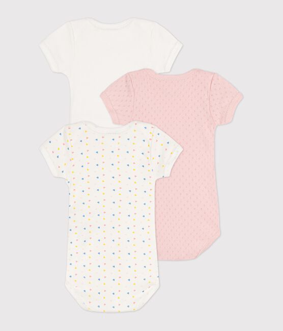 Short-Sleeved Cotton Bodysuits - 3-Pack variante 1