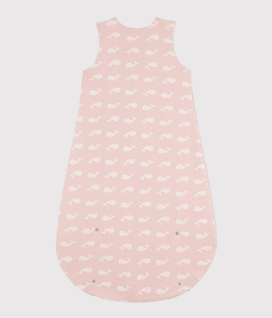 Pink whale 2 TOG cotton sleeping bag SALINE /MARSHMALLOW