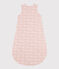 Pink whale 2 TOG cotton sleeping bag SALINE /MARSHMALLOW